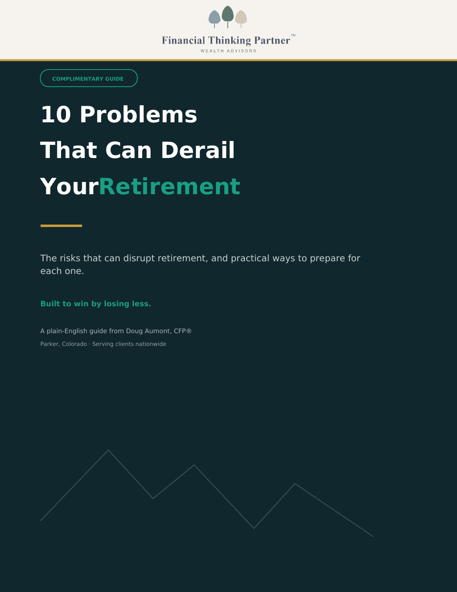 Cover of The 10 Problems That Can Derail Your Retirement guide